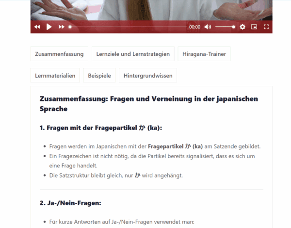 Japanisch-Grundkurs – Bild 5